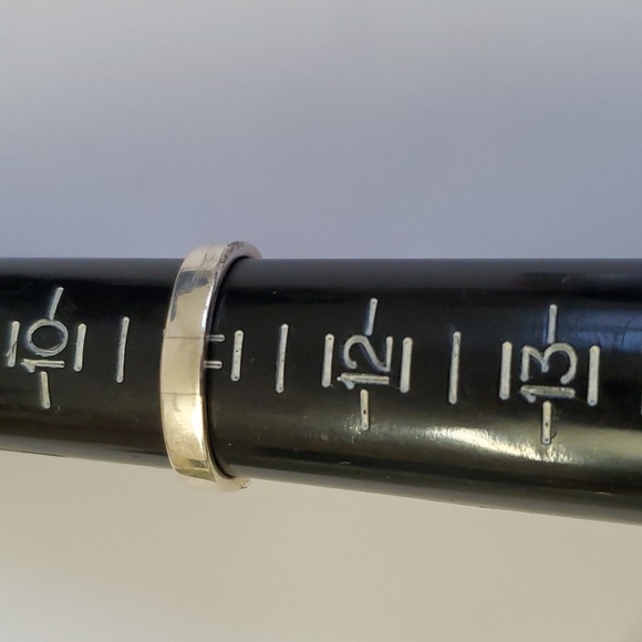 Sterling Silver 925 Amber and Marcasite Nugget Ring - Picture 9 of 10